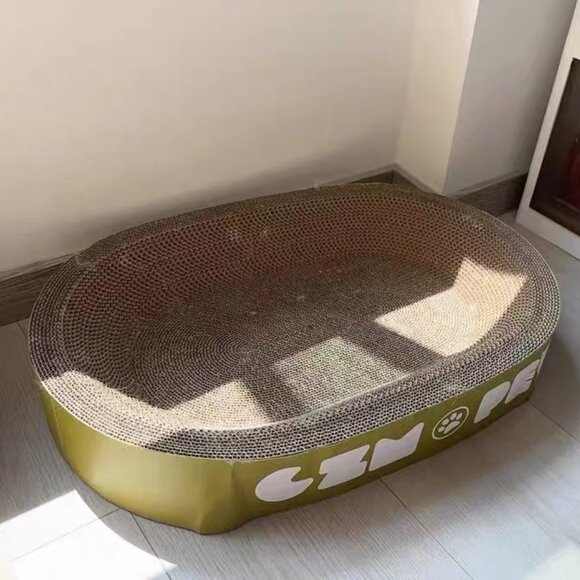 Cardboard Cat Bed with Scratcher - Picture 1 of 1